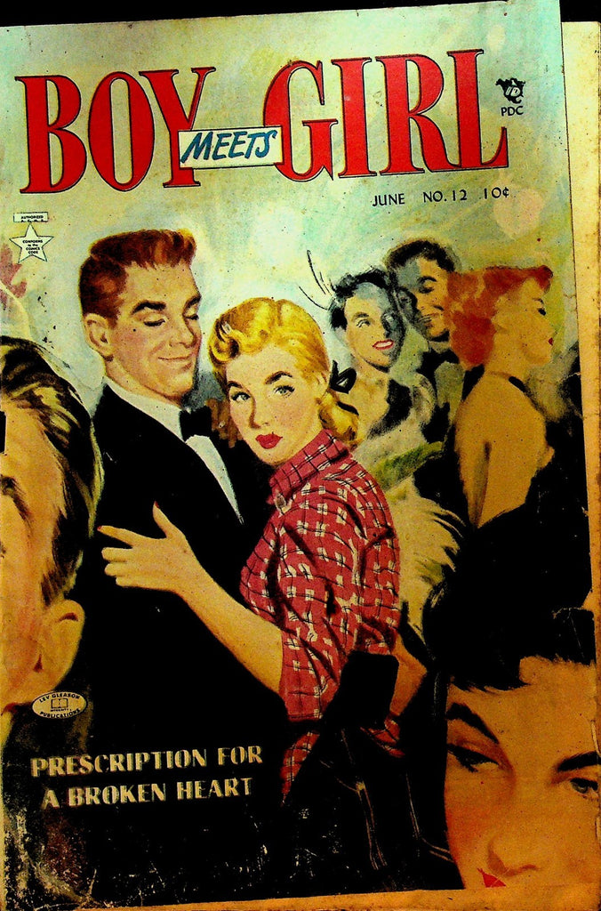 Boy Meets Girl 12 Lev Gleason 1951 Golden Age Romance Comic0