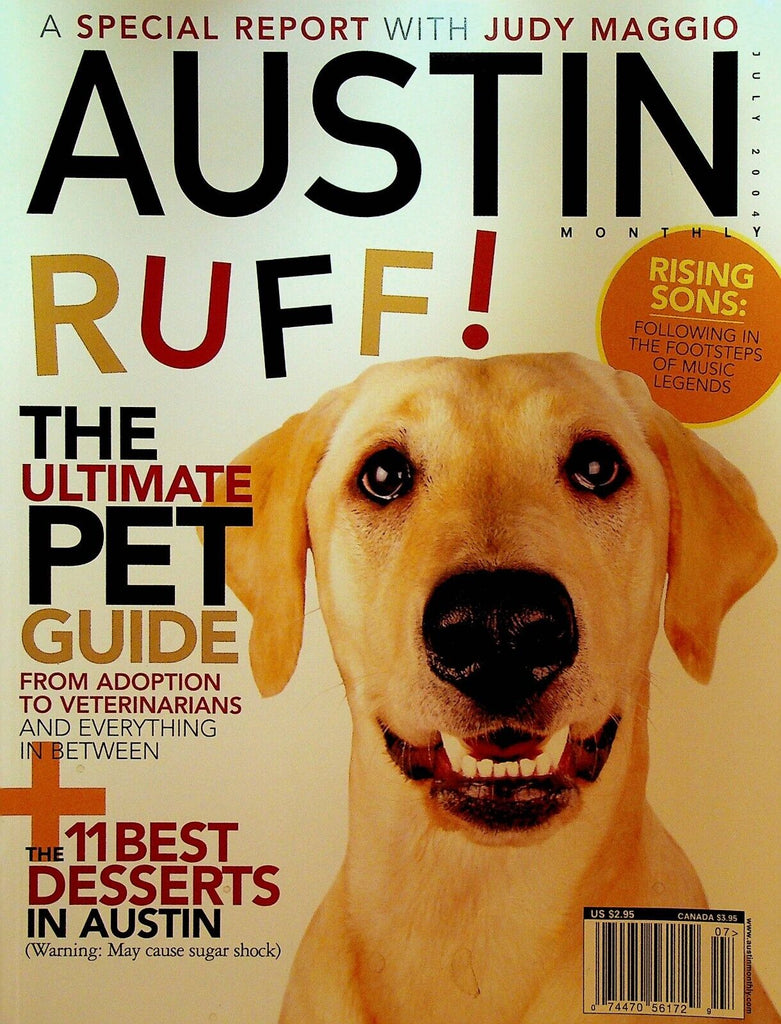 Austin Magazine July 2004 Judy Maggio Django Walker Shawn Sahm Colin Gilmore