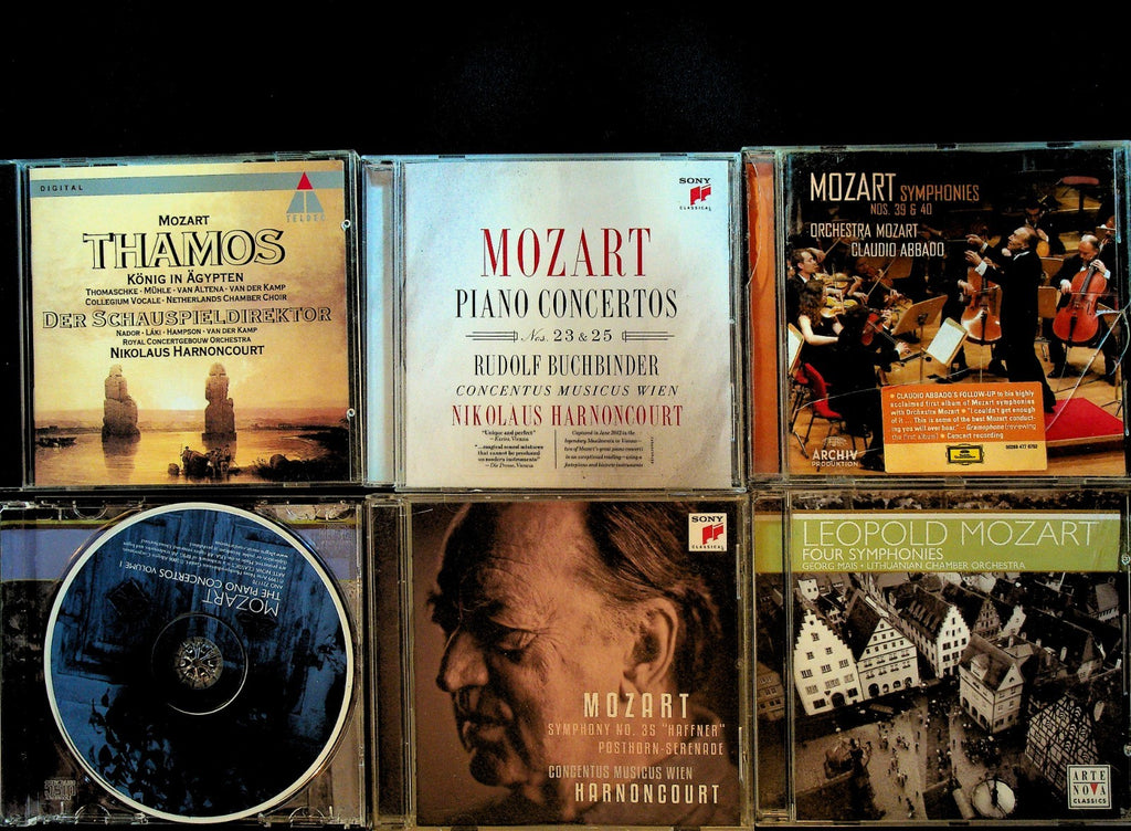 Mozart Lot of 6 CDs Classical Music Symphonies Orchestra0