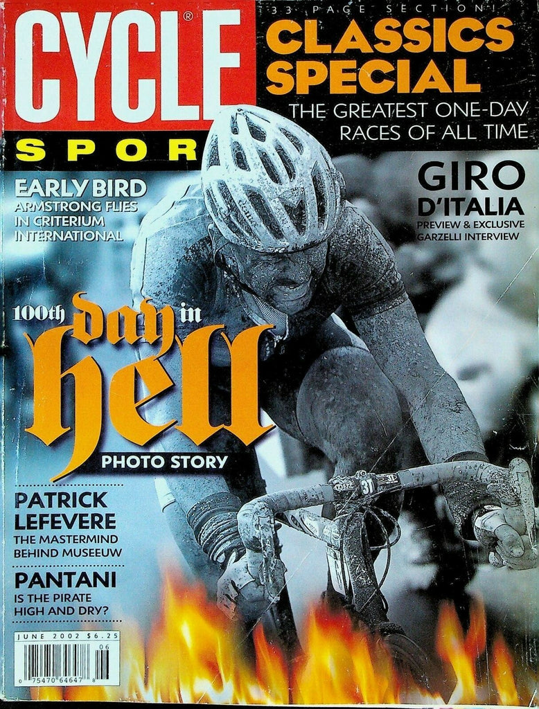 Cycle Sport Magazine June 2002 Lance Armstrong Roger Hammond Baden Cooke 0