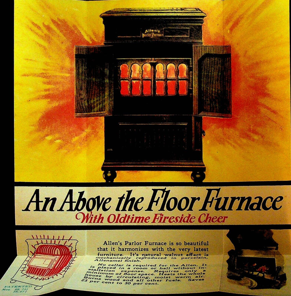 Allen's Parlor Furnace Brochure Nashville Tennessee 1927