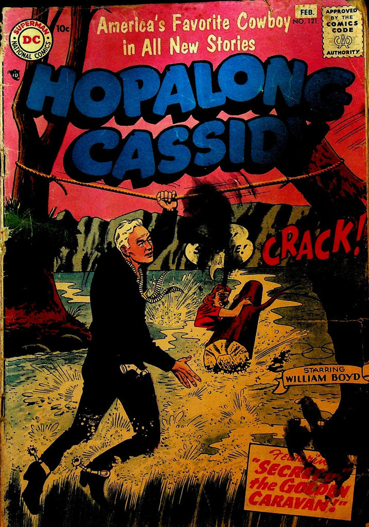 Hopalong Cassidy 121 DC Comics Western 1957 Silver Age William Boyd0
