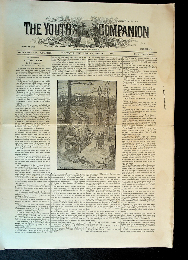 Youth's Companion July 3 1884 JT Trowbridge0