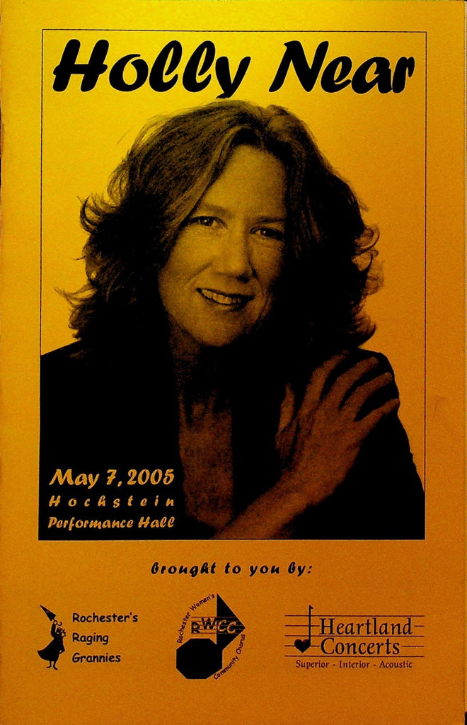 Holly Near Concert Program May 7 2005 Rochester NY Hochstein Hall0