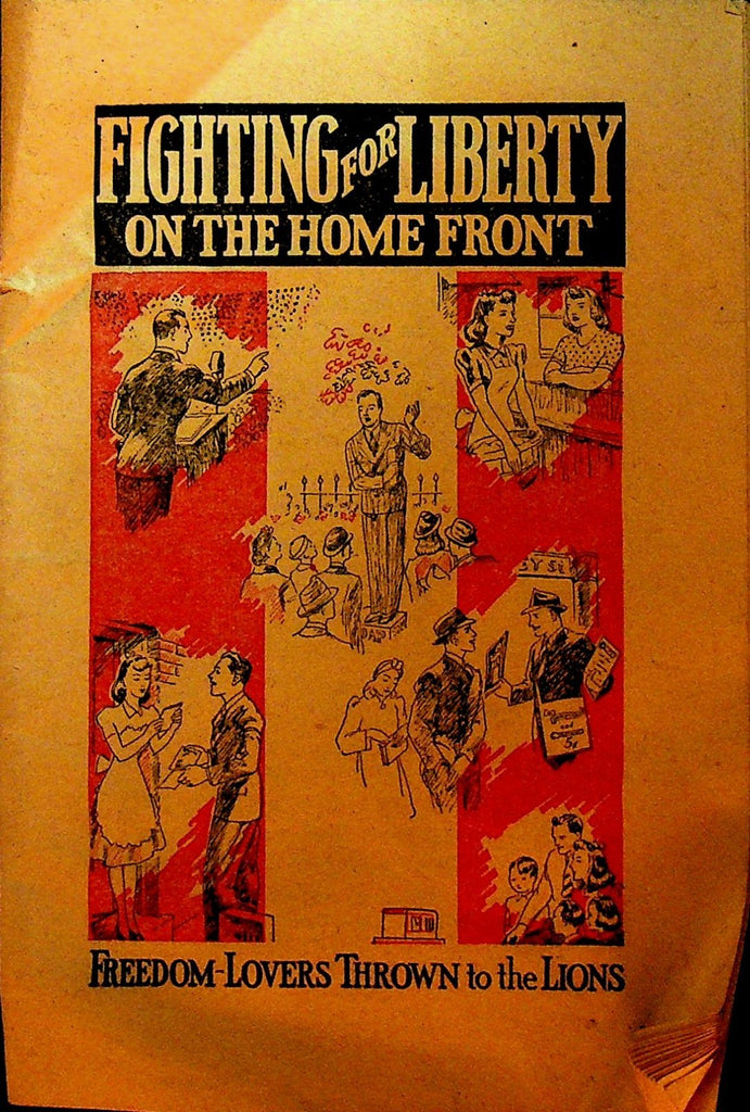 Fighting for Liberty on the Home Front Watchtower Booklet 1943 Jehovah's Witness0
