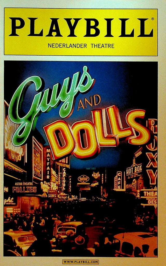 Guys and Dolls Playbill March 2009 Oliver Platt Lauren Graham Craig Bierko0