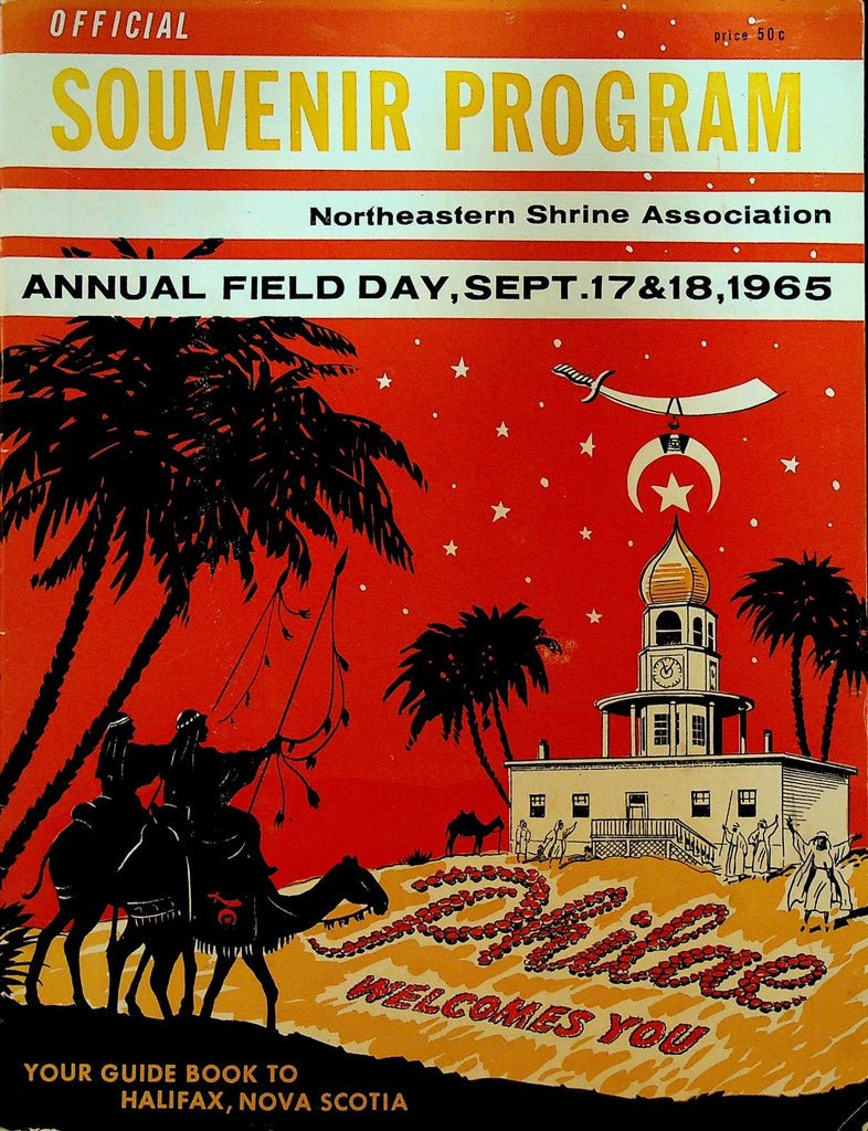 Northeastern Shrine 1965 Annual Field Day Program Philae Temple Halifax0