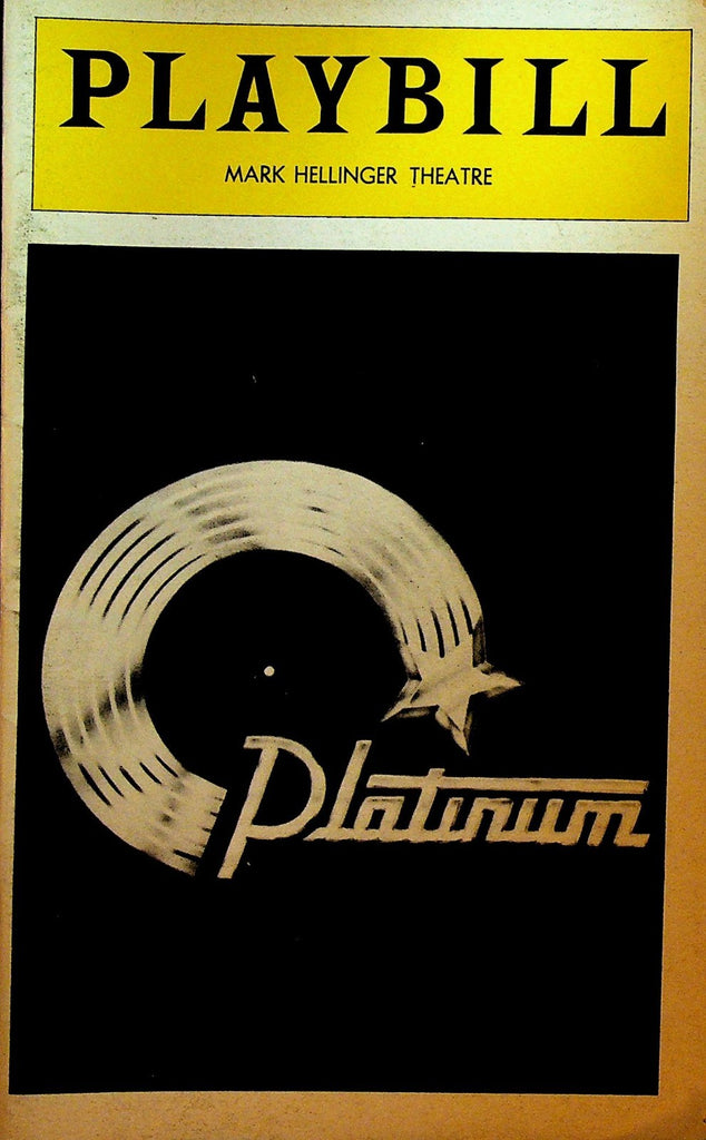 Platinum Playbill November 1978 Alexis Smith Richard Cox Avery Sommers0