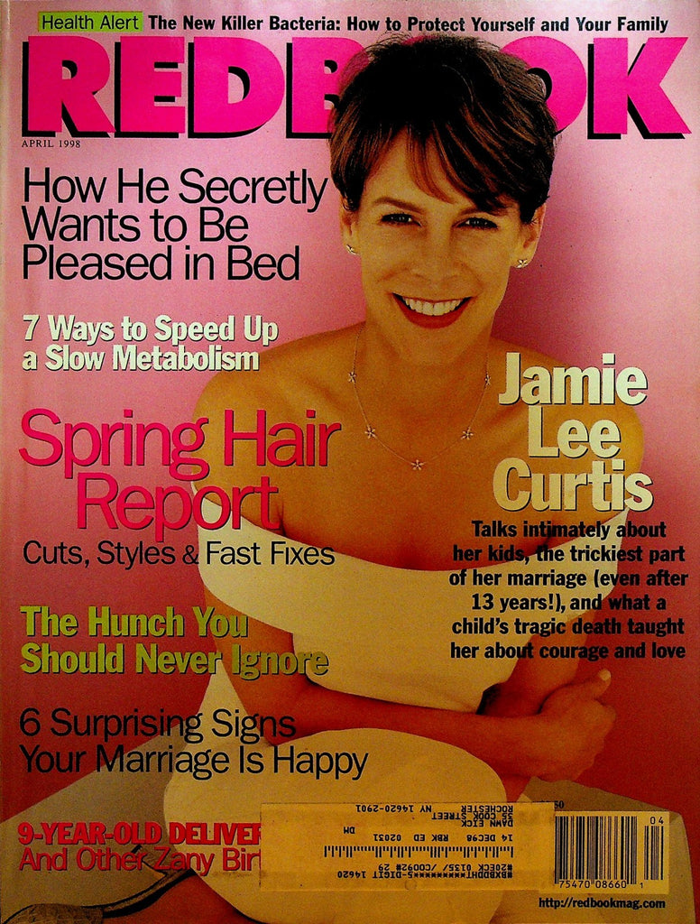 Redbook Magazine April 1998 Jamie Lee Curtis Jenny McCarthy0
