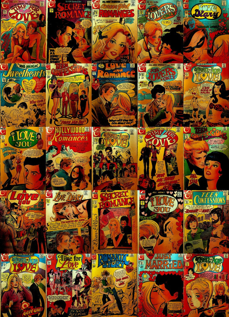 Charlton Romance Comics Lot of 25 Bronze Age Love Diary Time for Love0