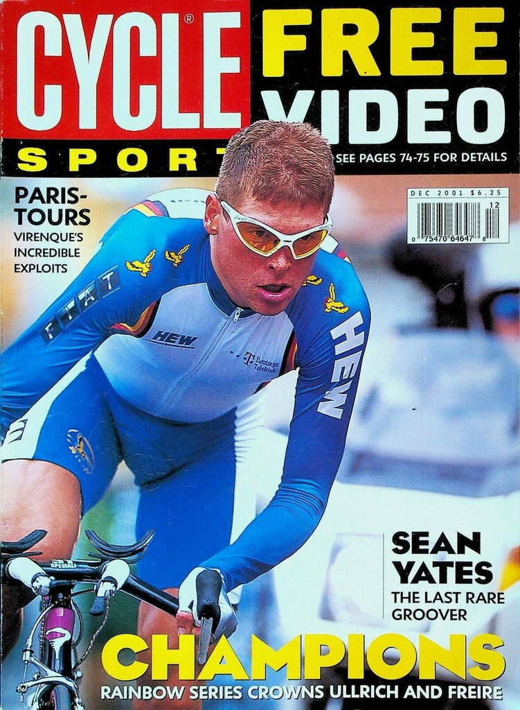 Cycle Sport Magazine December 2001 Sean Yates Mirko Celestino 0