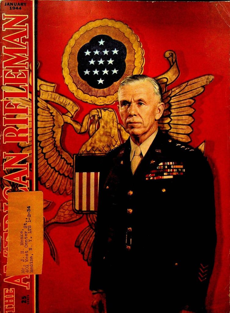 American Rifleman January 1944 WWII General George C Marshall