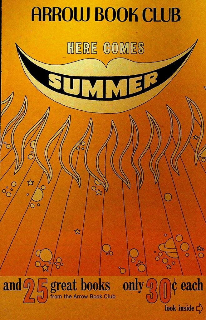 Arrow Book Club Summer 1971 Order Brochure Willie Mays Johnny Cash0