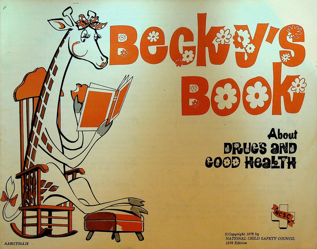 Becky's Book About Drugs and Good Health 1978 Coloring Book Penn Yan NY0