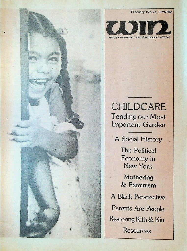 Win Magazine February 15 1979 Childcare New York City Daycare0