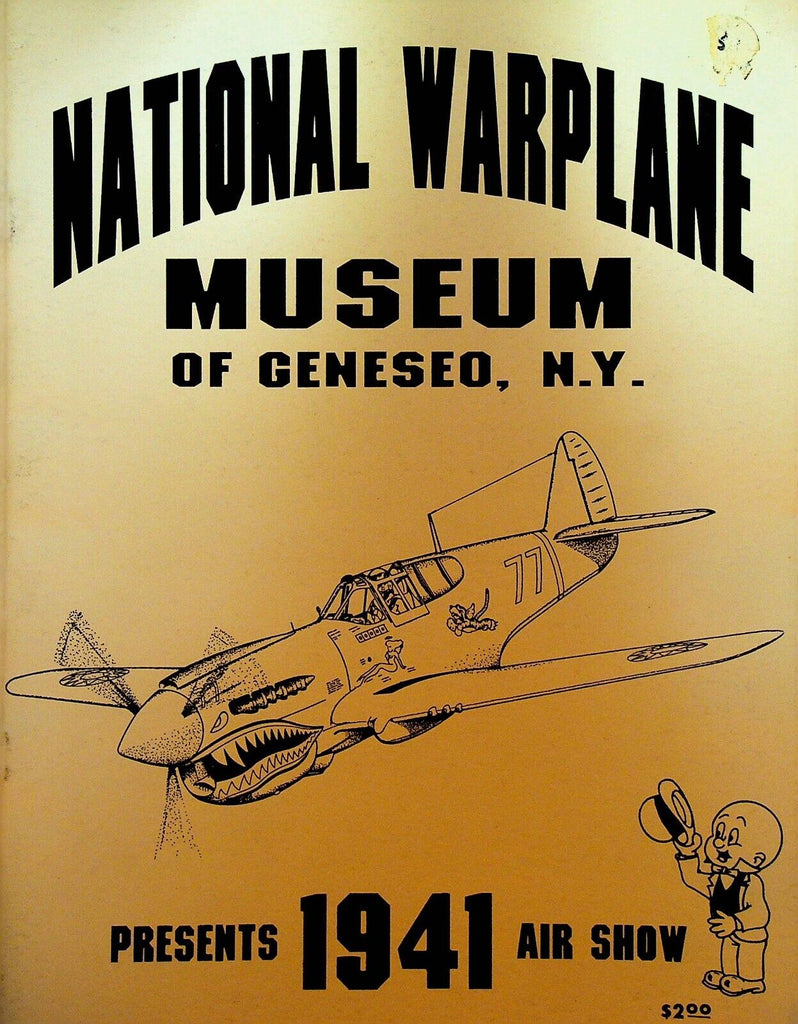 National Warplane Museum of Geneseo NY 1941 Air Show Program 1980s