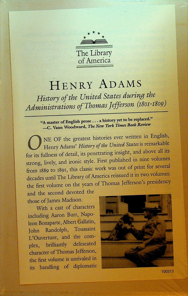 Henry Adams Thomas Jefferson Administration Library of America Sealed0