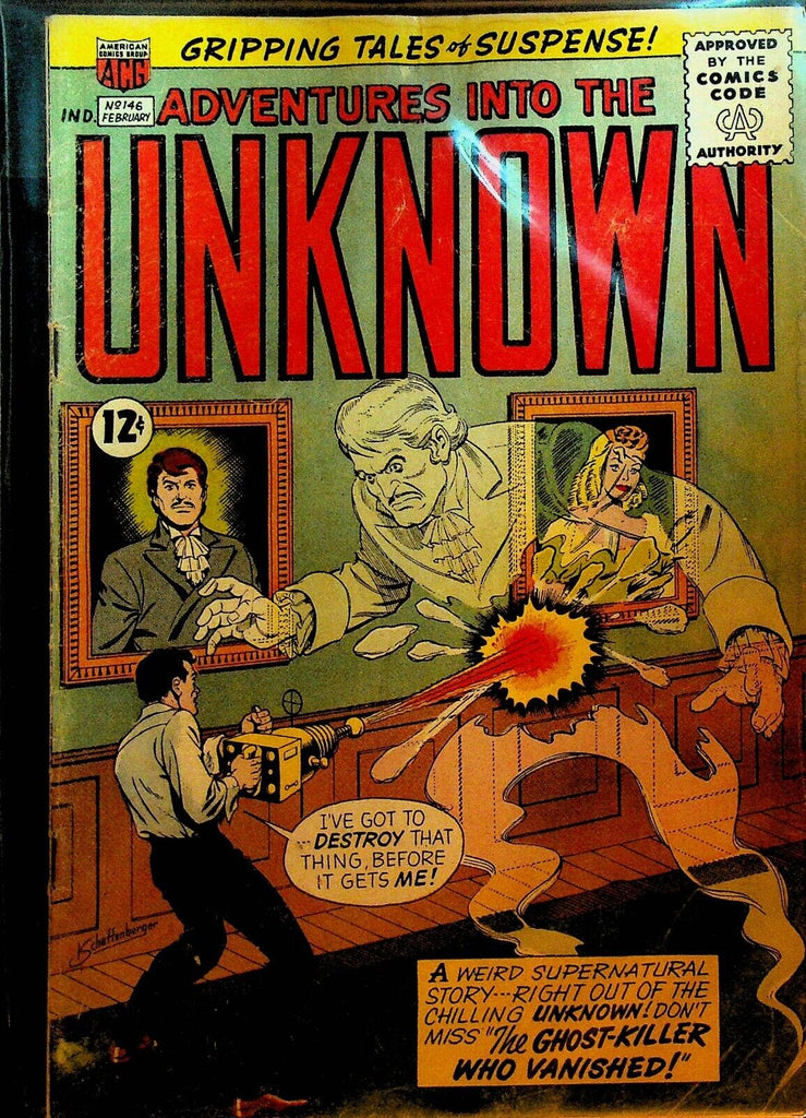 Adventures Into the Unknown 146 ACG 1964 The Ghost Killer Who Vanished