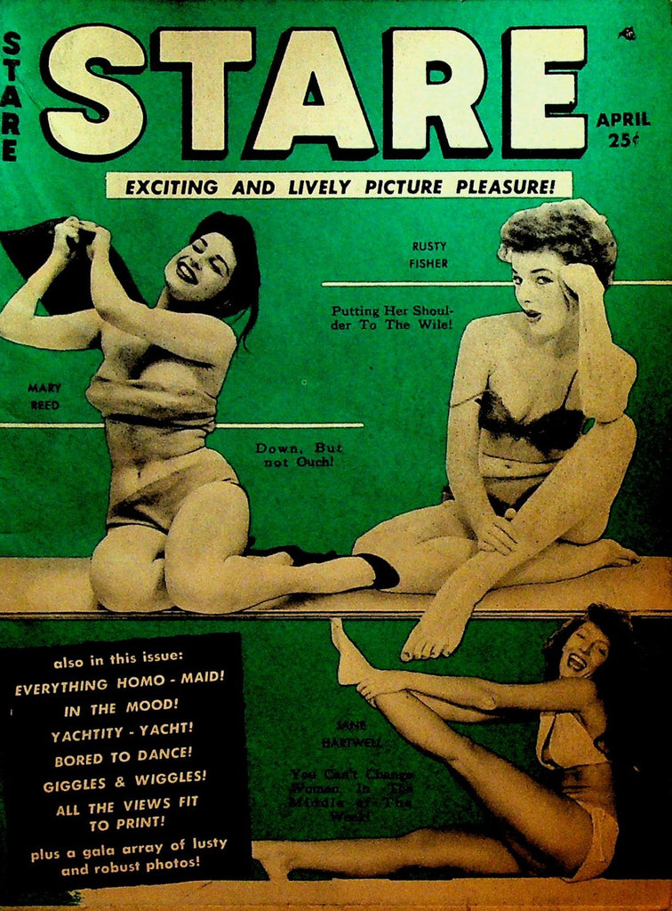 Stare Magazine April 1956 Pin-Up Cheesecake Jane Hartwell Betty Hanson0