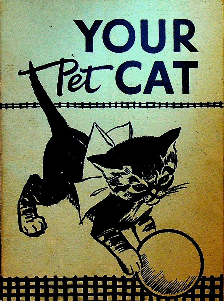 Your Pet Cat 1954 Booklet All-Pets Books0