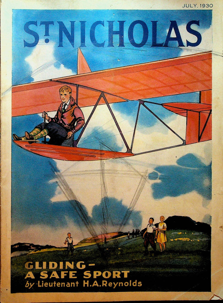 St Nicholas Magazine July 1930 Clayton Knight Admiral Byrd Gliding Henry Pasma0
