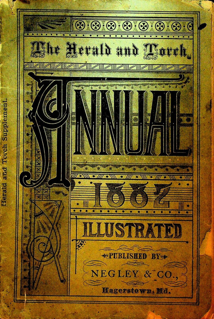 Herald and Torchlight Annual Almanac 1882 Illustrated Hagerstown Maryland