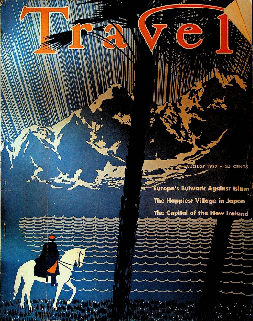 Travel Magazine August 1937 Art Deco French Navy Irish Free State Japan