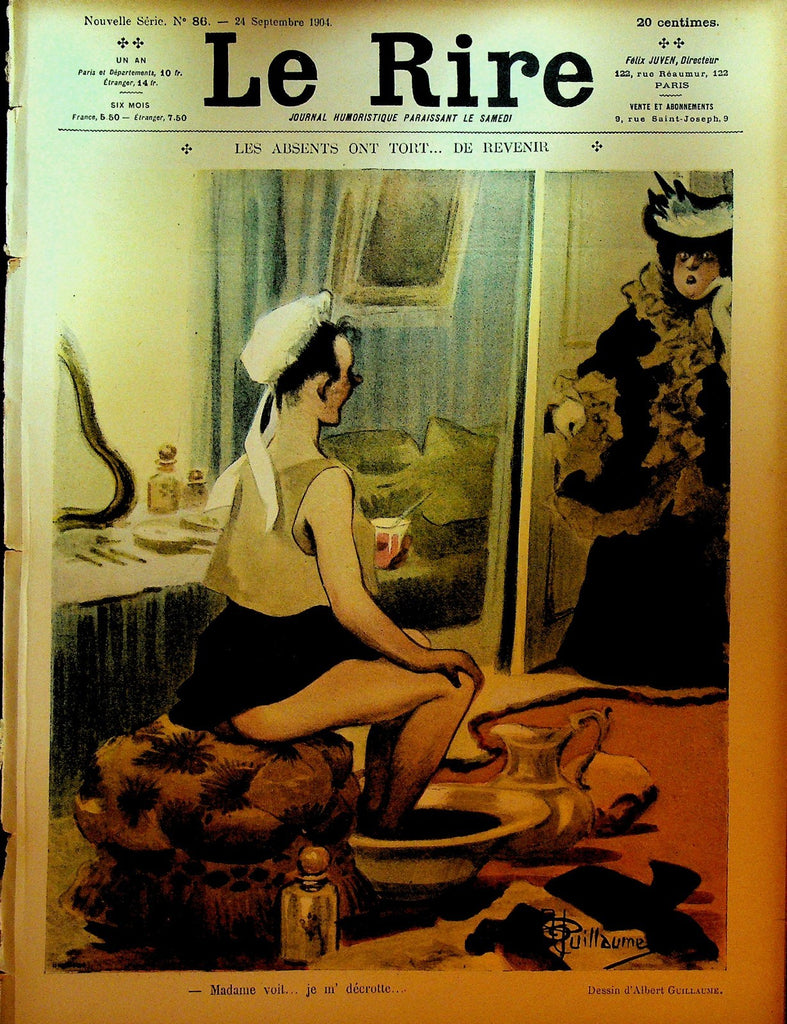 La Rire French Humor Magazine New Series 86 September 24 19040