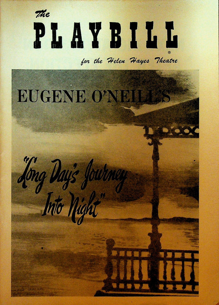 Long Day's Journey Into Night Playbill November 7 1956 Fredric March0