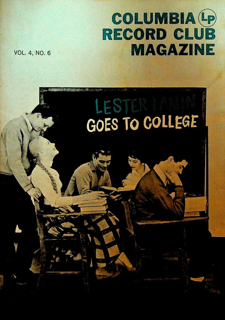 Columbia House Record Club Magazine 1958 Vol 4 #6 Lester Lanin Jerome Kern0
