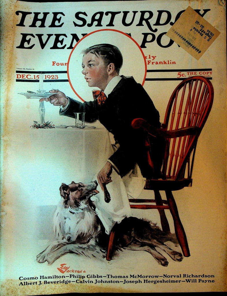 Saturday Evening Post Magazine December 15 1923 Elbert McGran Jackson Will Payne0