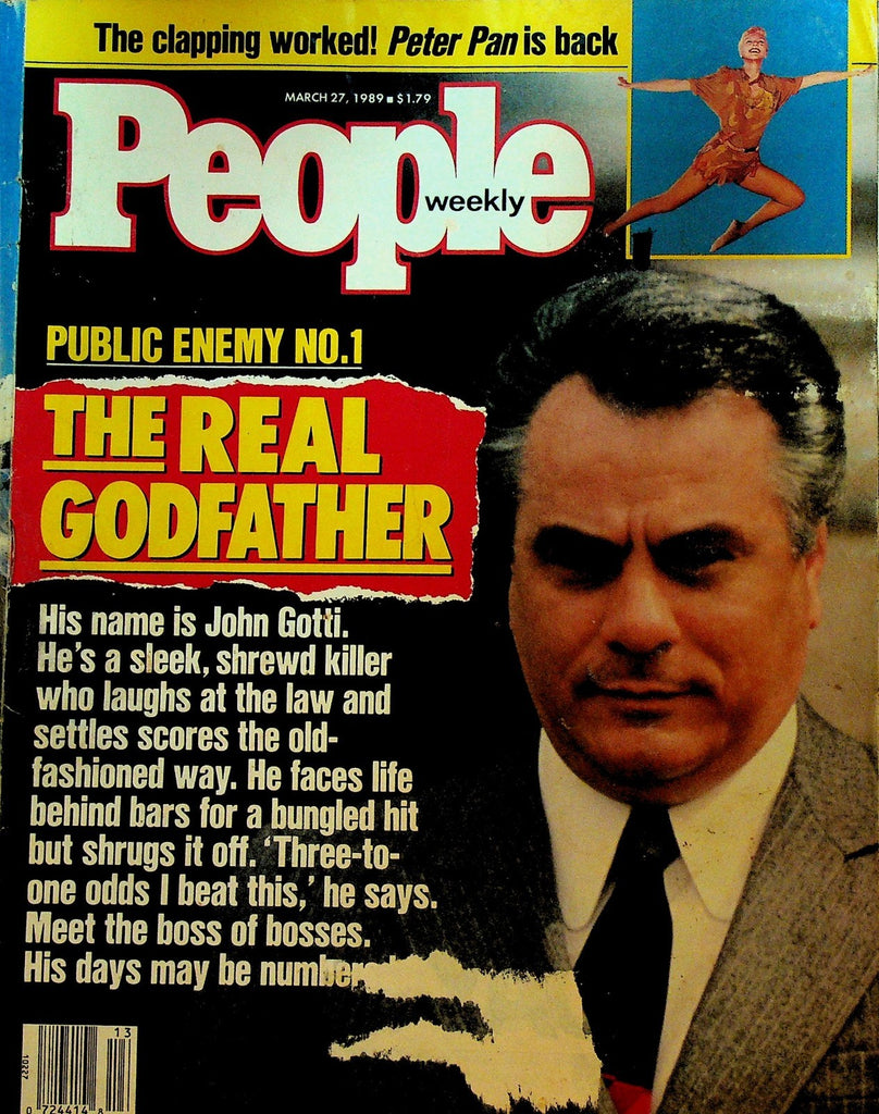 People Magazine March 27 1989 John Gotti The Real Godfather Peter Pan0