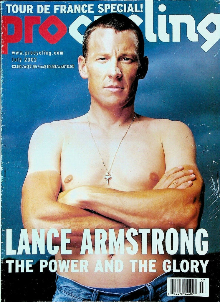 Pro Cycling Magazine July 2002 Lance Armstrong Tom Boonen Robert Millar  0