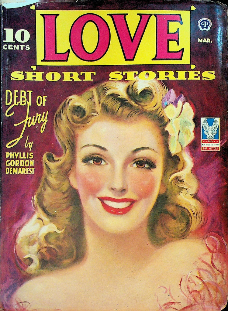 Love Short Stories Pulp March 1943 Phyllis Gordon Demarest Dorothy Dow0