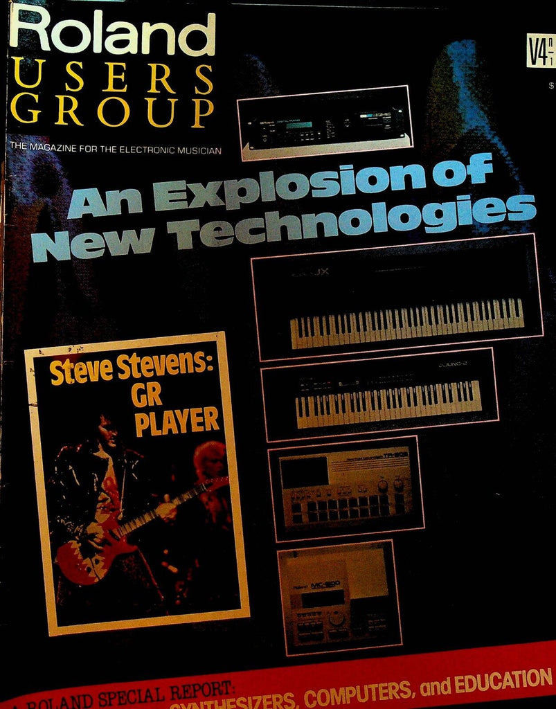 Roland Users Group Magazine V4 #1 1986 Steve Stevens George Shaw