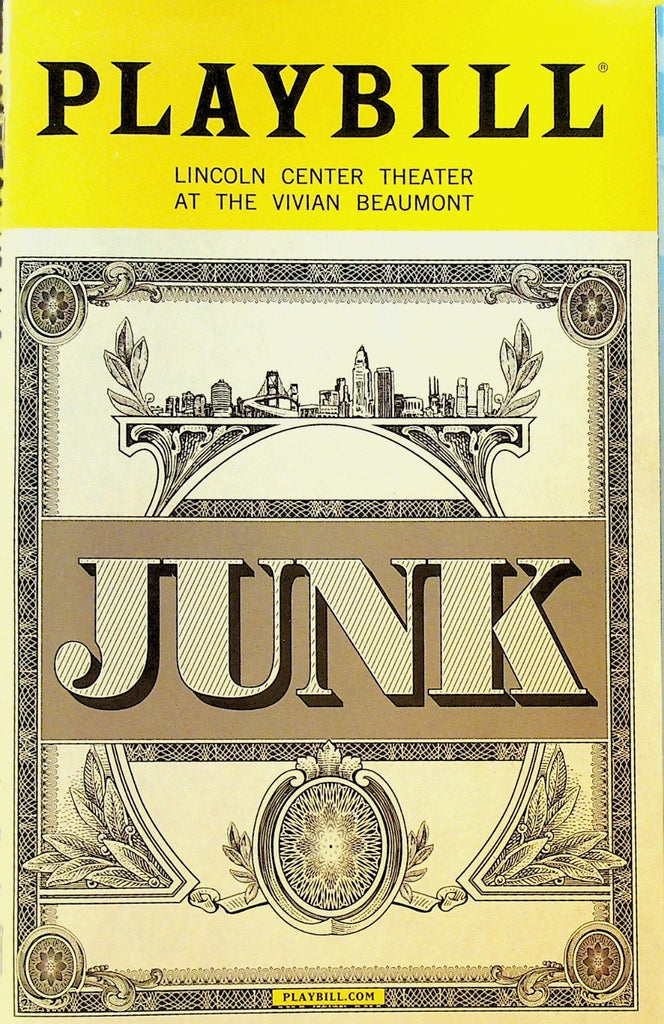 Junk Playbill November 2 2017 Opening Night Ethan Phillips Matthew Rauch0