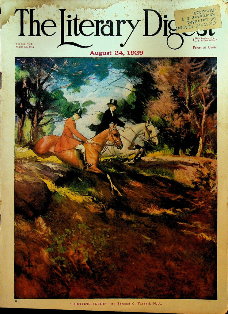 Literary Digest August 24 1929 Russia Chinese War Jesse Pomeroy0