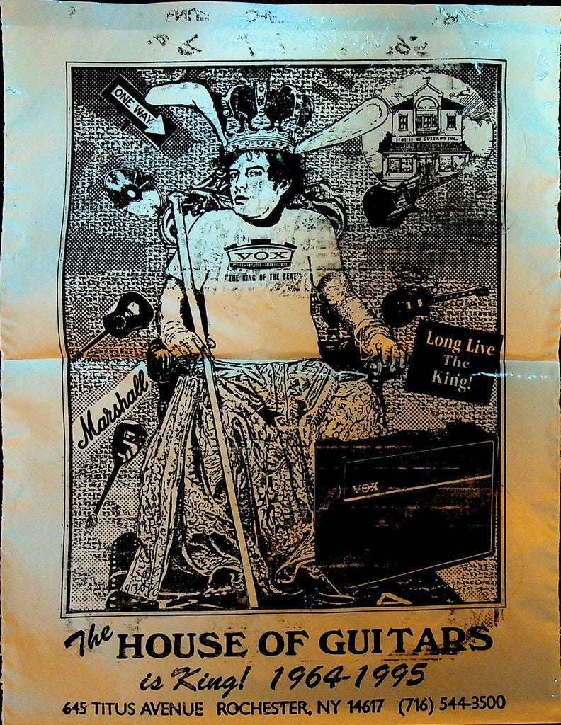 The House of Guitars Rochester NY 1995 Shopping Bag Long Live the King0