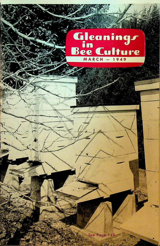 Gleanings in Bee Culture Magazine March 1949 George Rehman Leonard Rennie0