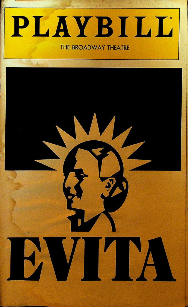 Evita Playbill September 1979 Patti LuPone Mandy Patinkin Bob Gunton0