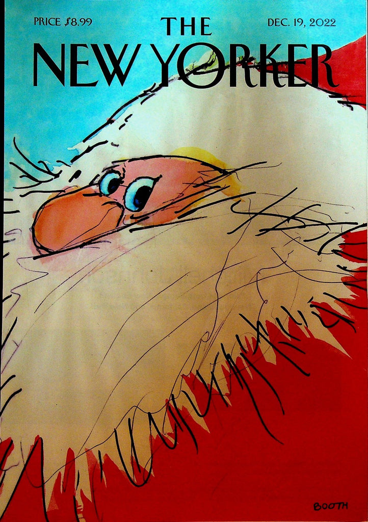 The New Yorker December 19 2022 Santa Claus Jean-Luc Goddard George Booth0