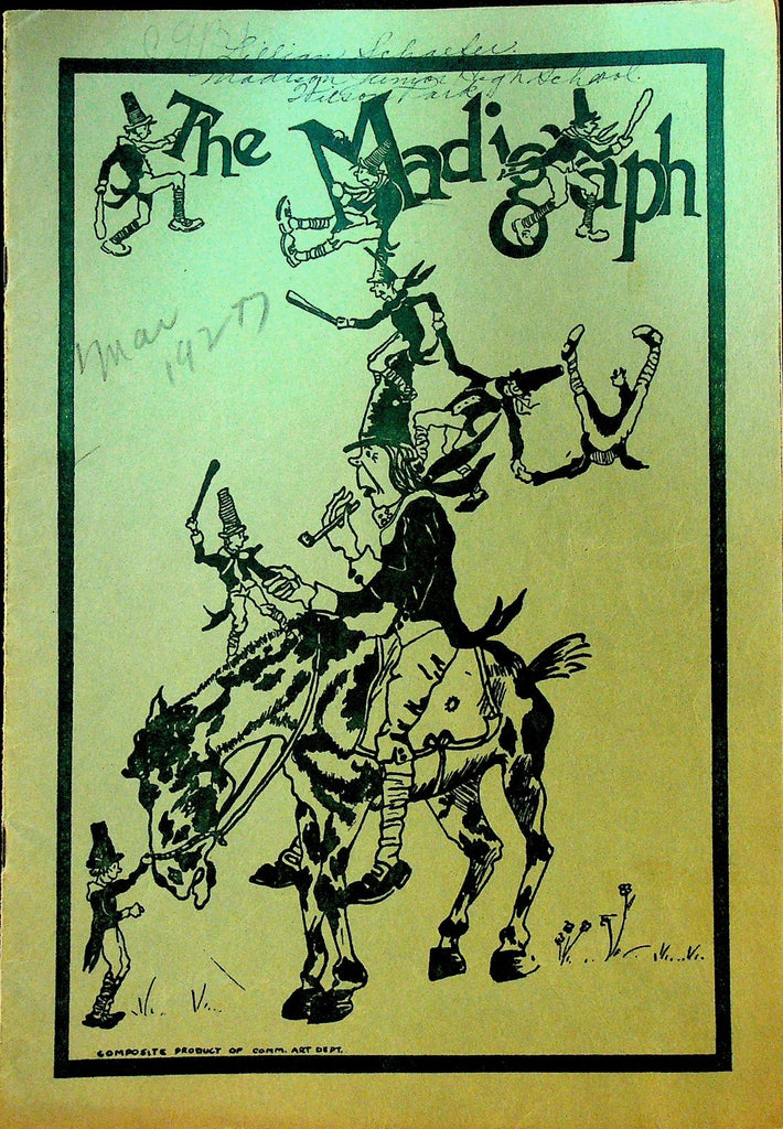 The Madigraph School Magazine Madison Junior High Rochester NY March 19270