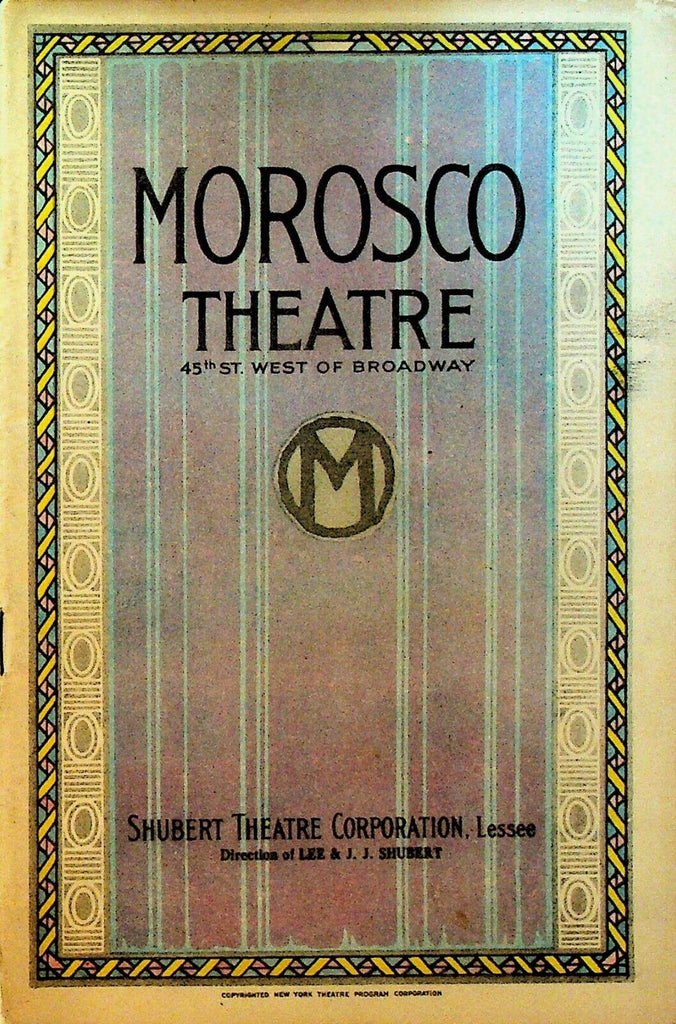 Young Sinners Playbill January 6 1930 Paul Nugent John Harrington Percy Moore