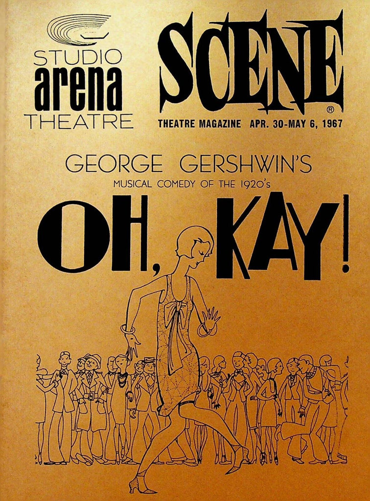 Oh Kay! Studio Arena Theatre Magazine Playbill April 30 1967 Susan Slack