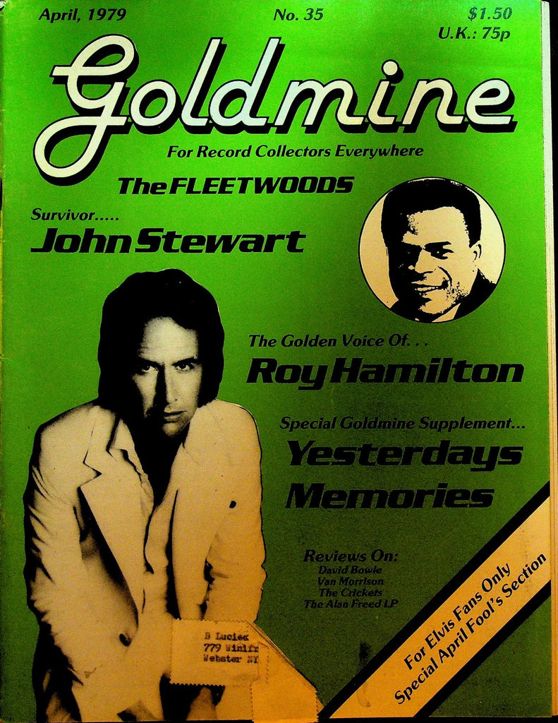 Goldmine 35 April 1979 John Stewart The Fleetwoods Roy Hamilton0