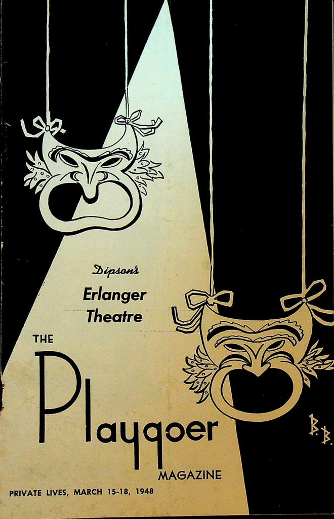 Private Lives Playgoer March 15 1948 Tallulah Bankhead Phil Arthur0