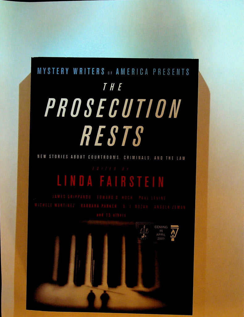 The Prosecution Rests Mystery Writers of America Anthology Advance Proof0