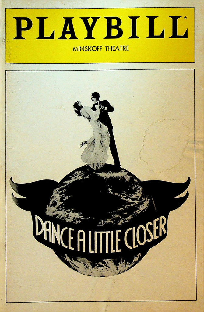 Dance a Little Closer Playbill April 1983 Len Cariou George Rose Jeff Keller0