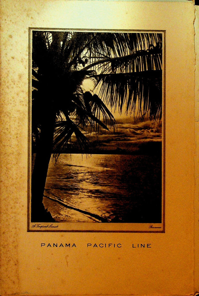 SS Pennsylvania Panama Pacific Line Lunch Menu August 31 19360