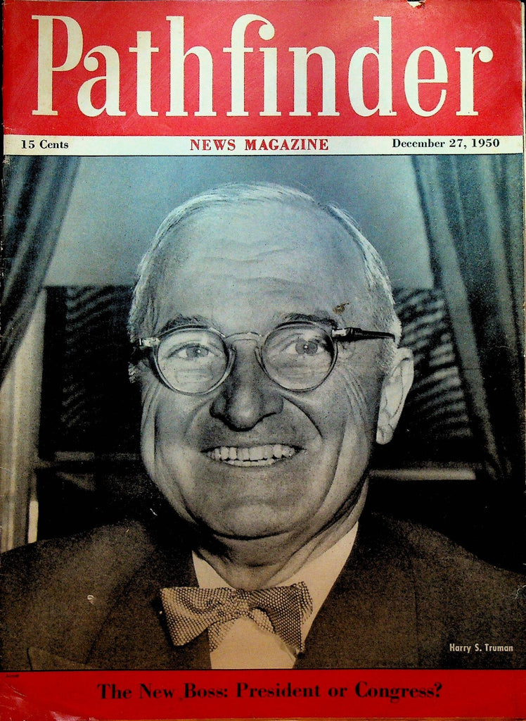 Pathfinder Magazine December 27 1950 Harry Truman Shirley Temple Happy Chandler0